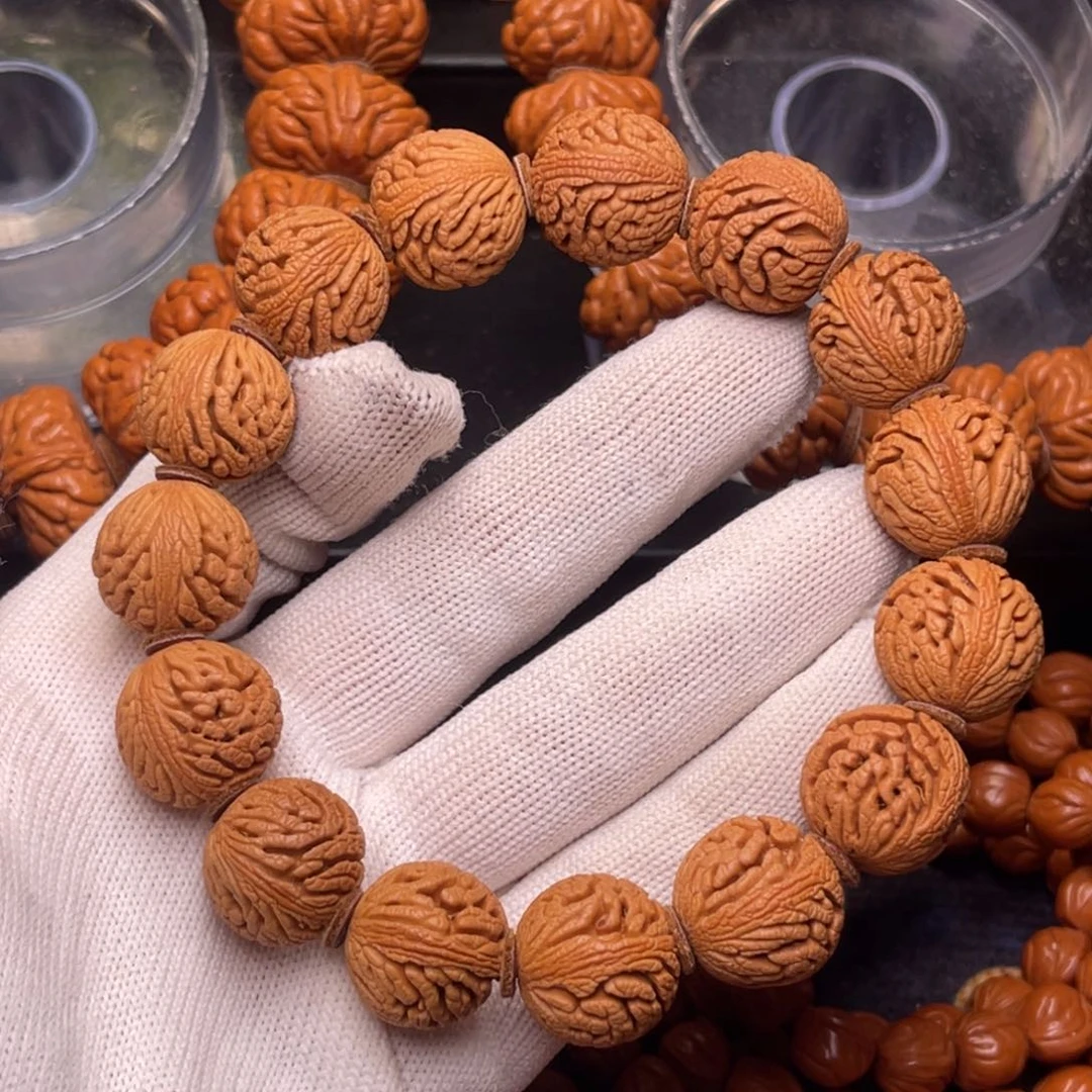 手串桃核精品绣球手串1.6
