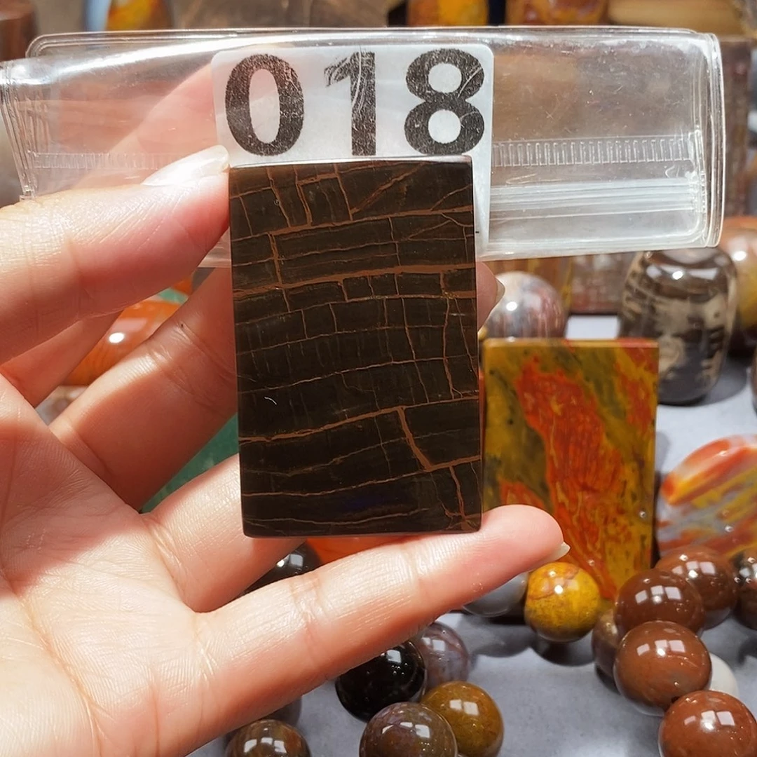 硅化玉天然北票硅化玉吊坠未镶嵌