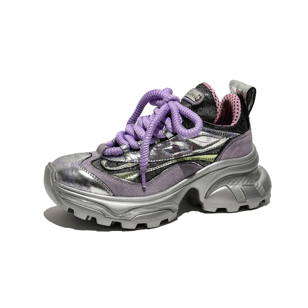 增高7cm潮流百搭女士老爹鞋 502