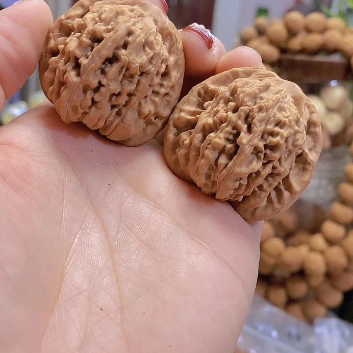 【闪购商品】文玩核桃把件40.5四座楼