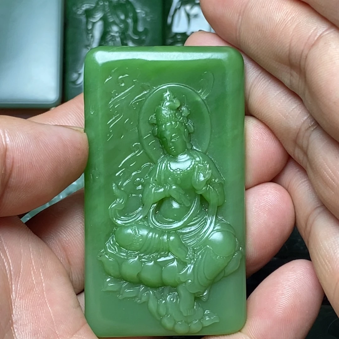 未镶嵌和田玉（碧玉）挂件