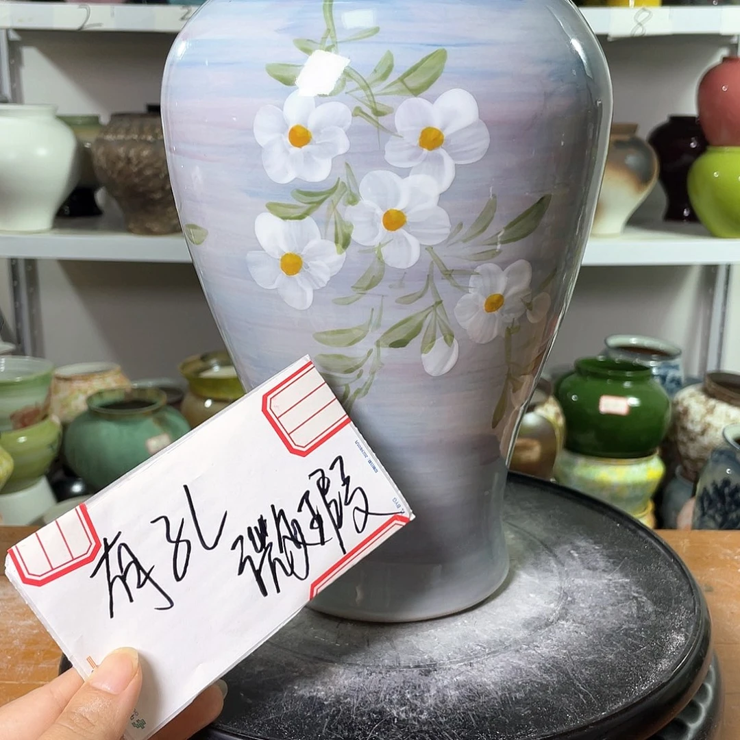 景德镇陶瓷花盆微瑕