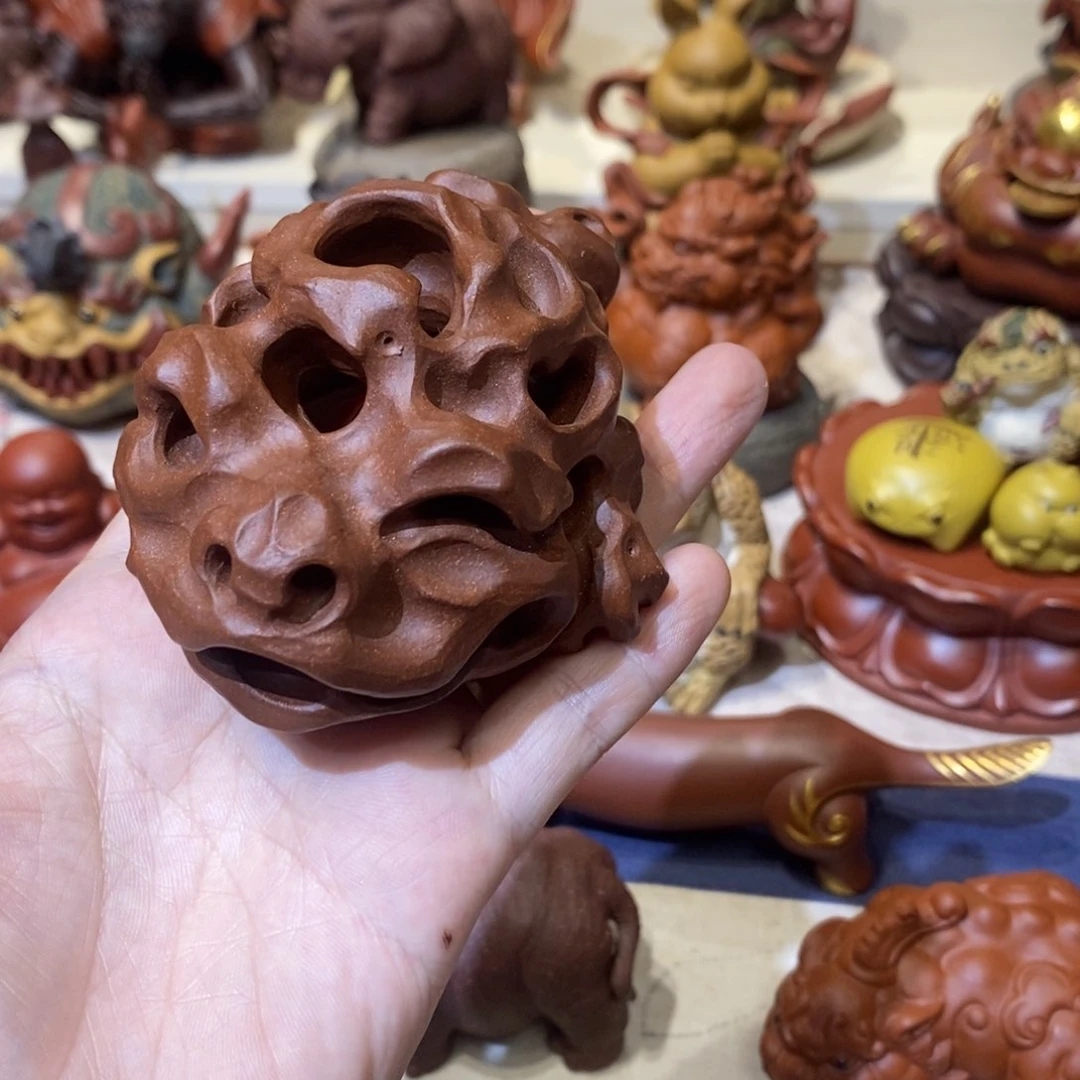 紫砂茶宠是个很健康