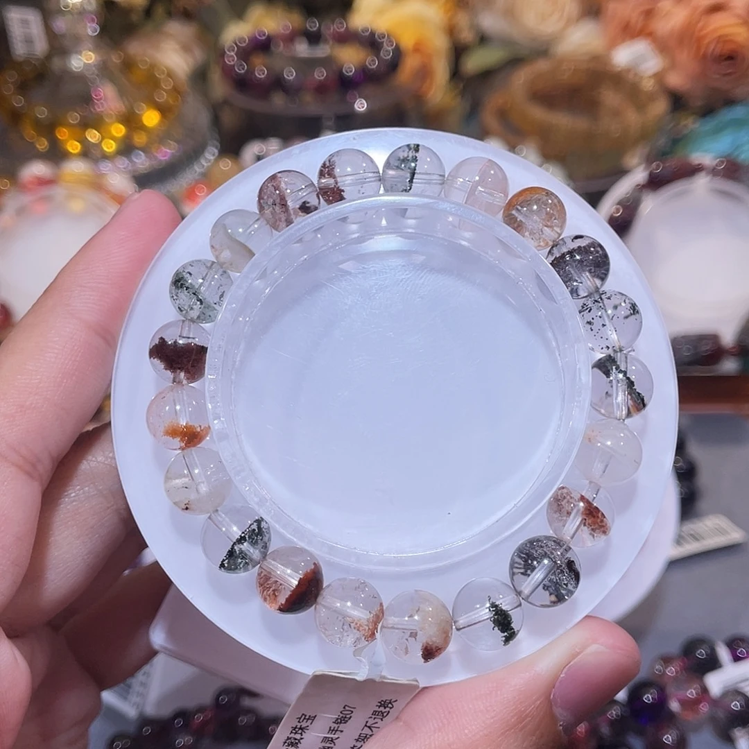 水晶未镶嵌手链四季幽灵9m