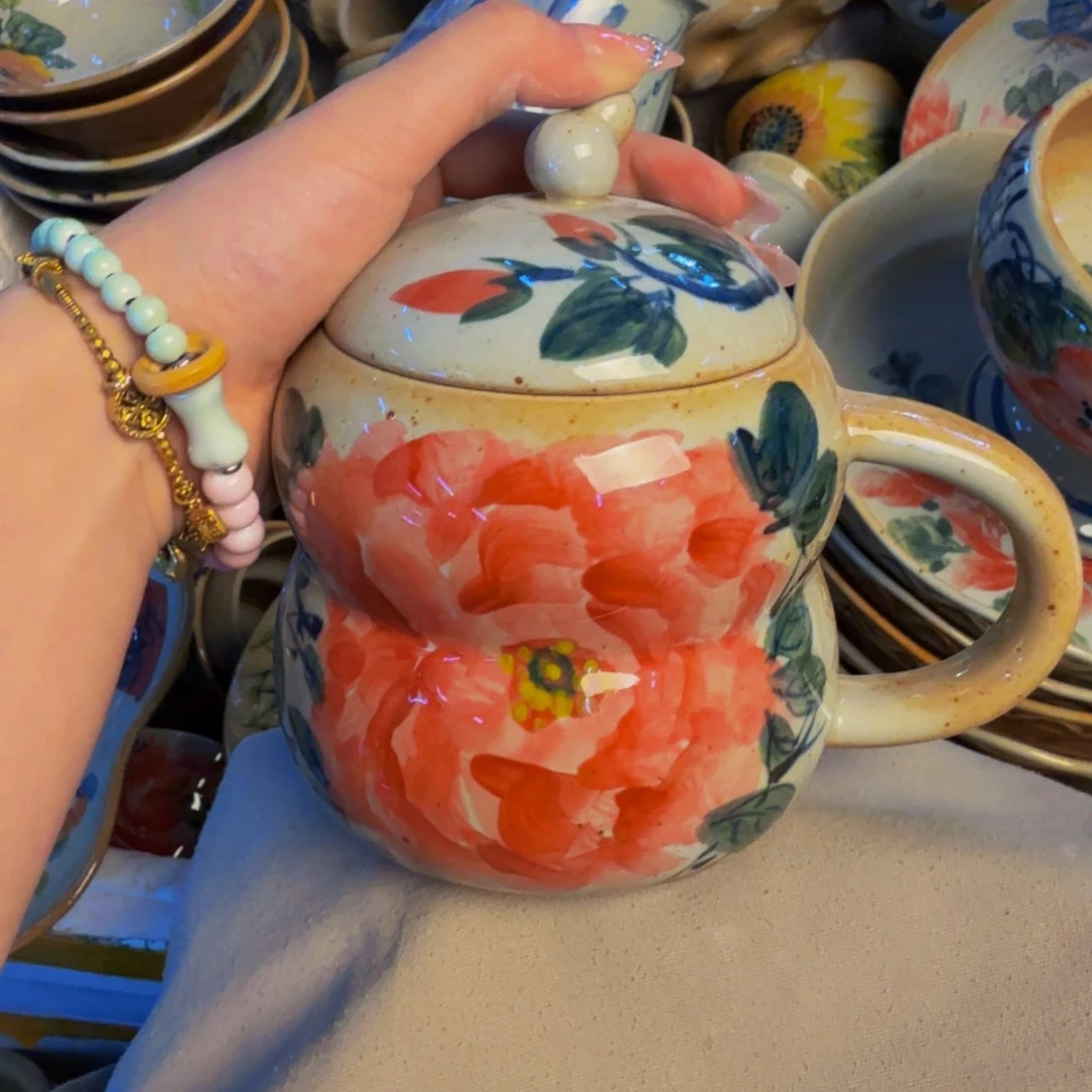 瓷片景德镇陶瓷手工手绘