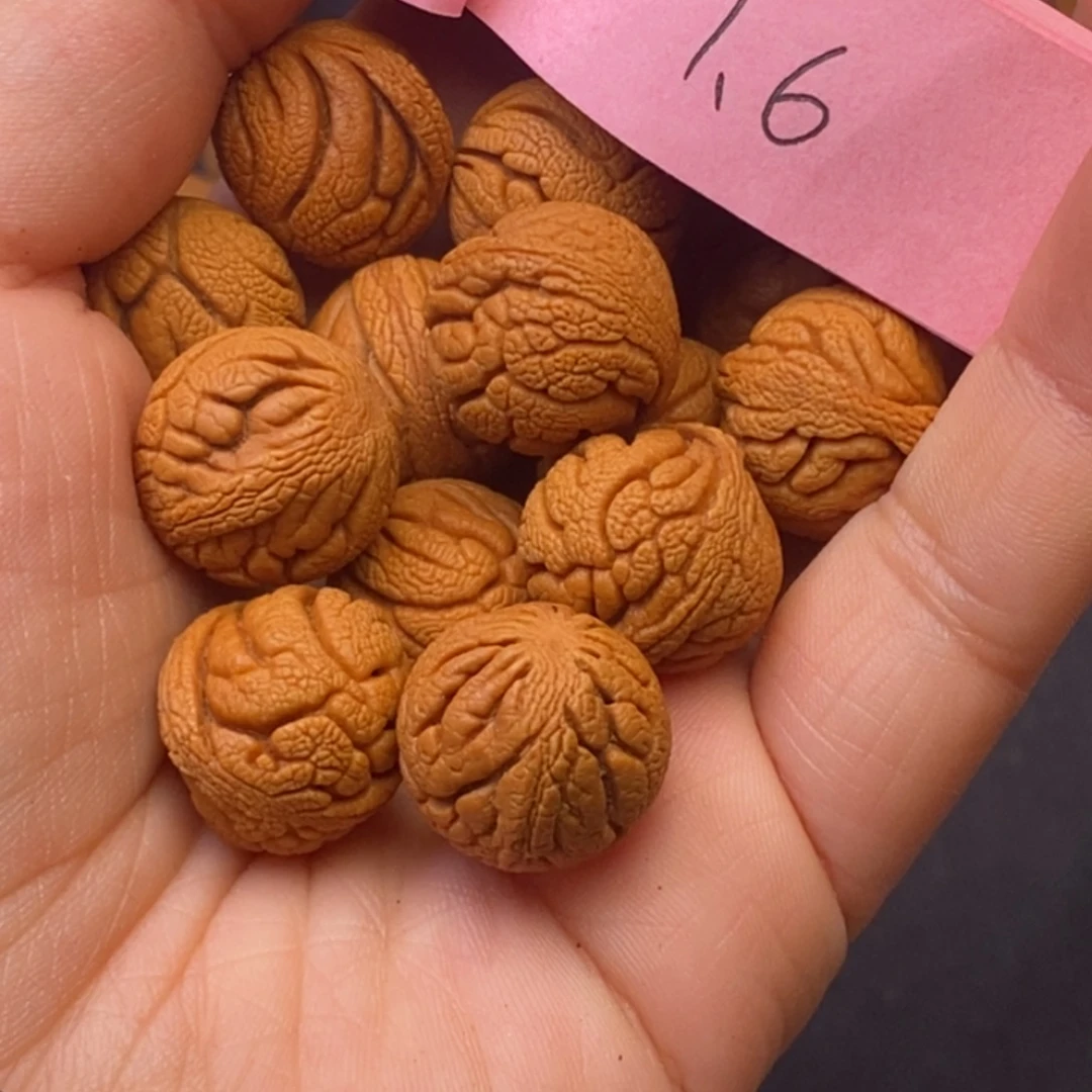 秦岭龙纹桃核15颗