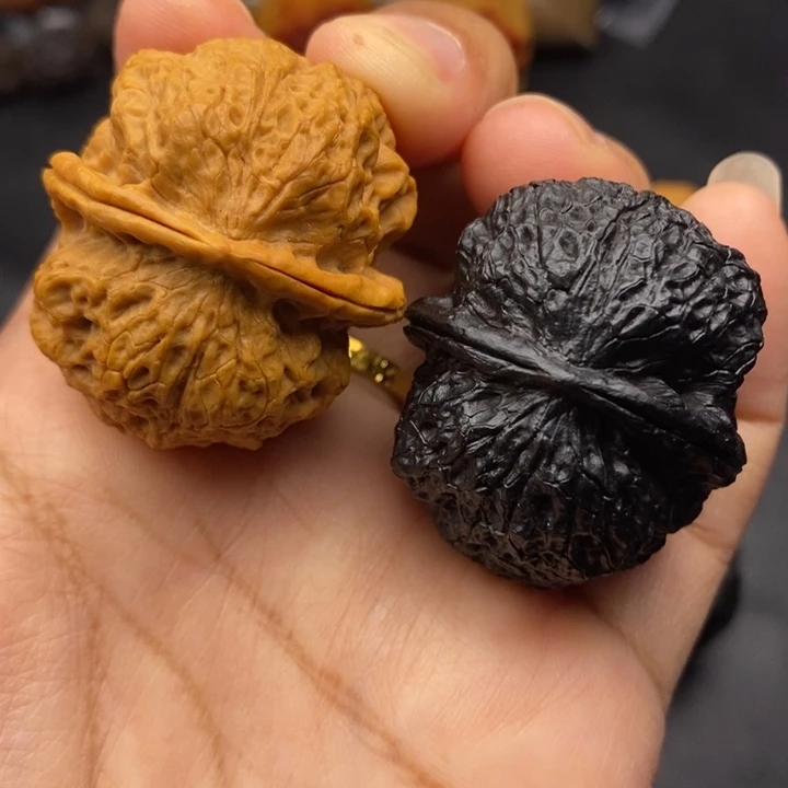 把件文玩核桃38尺饕餮金蟾