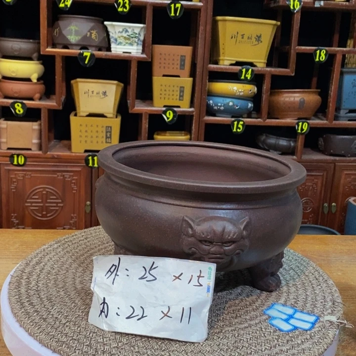 紫砂花盆紫砂花盆