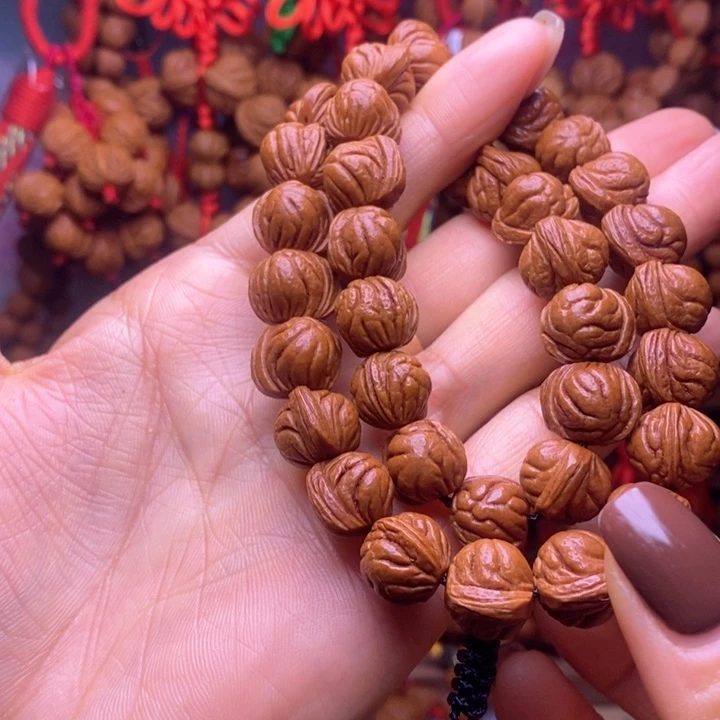 桃核吊坠我纹桃枭