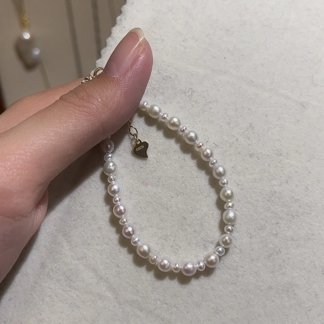 手绳淡水珍珠银S925镶嵌