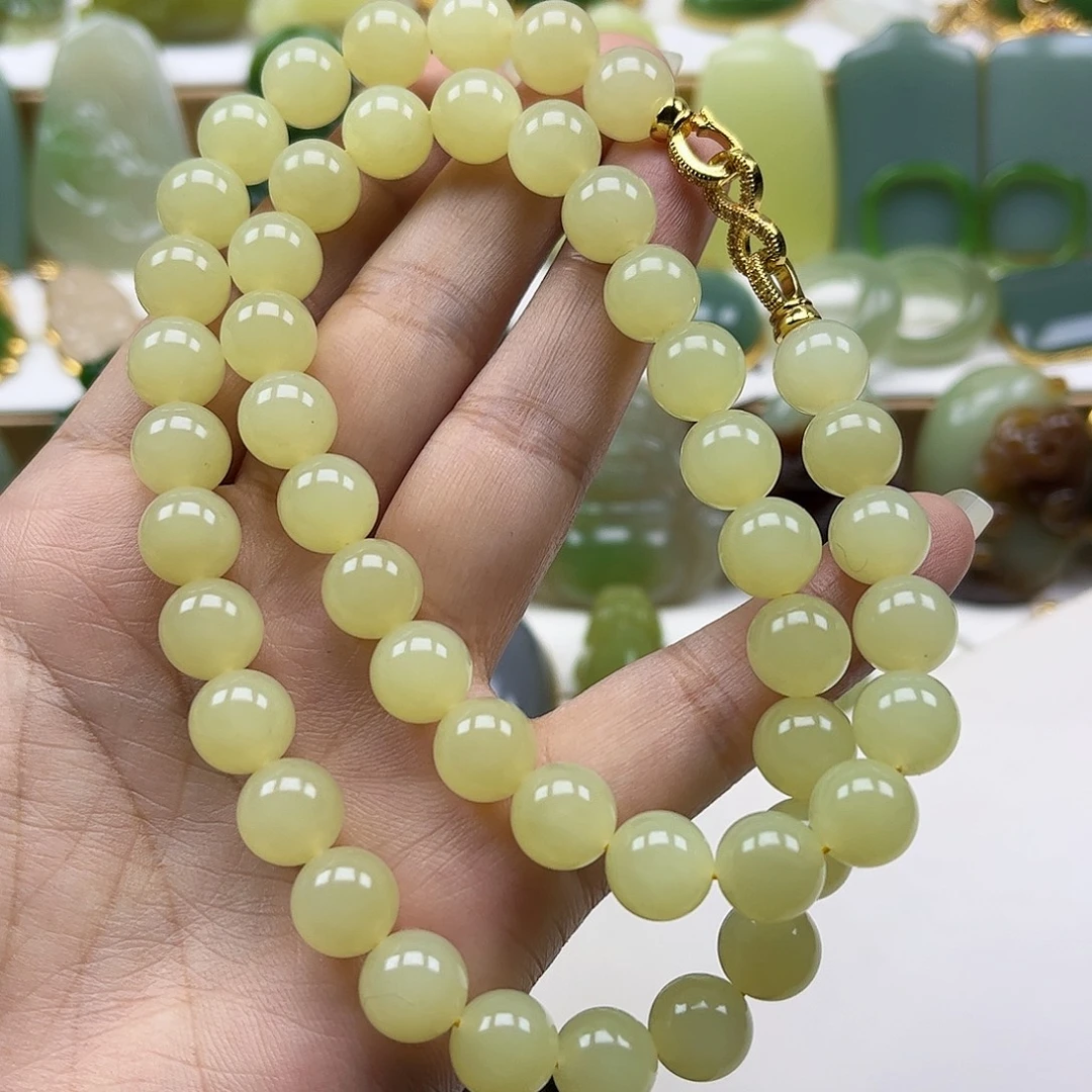 和田玉未镶嵌项链卡10