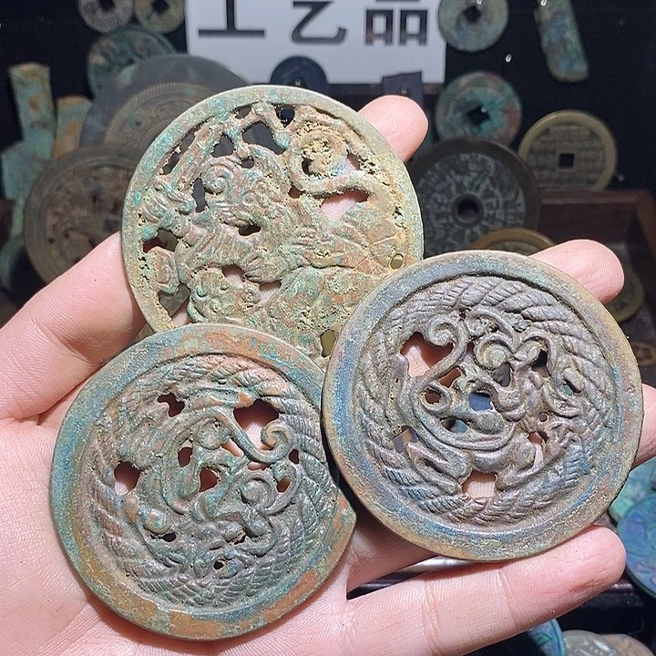 通***馆铜现代花钱工艺品工艺品
