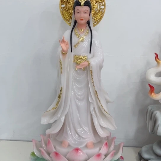 【闪购商品】玉16寸空心观音