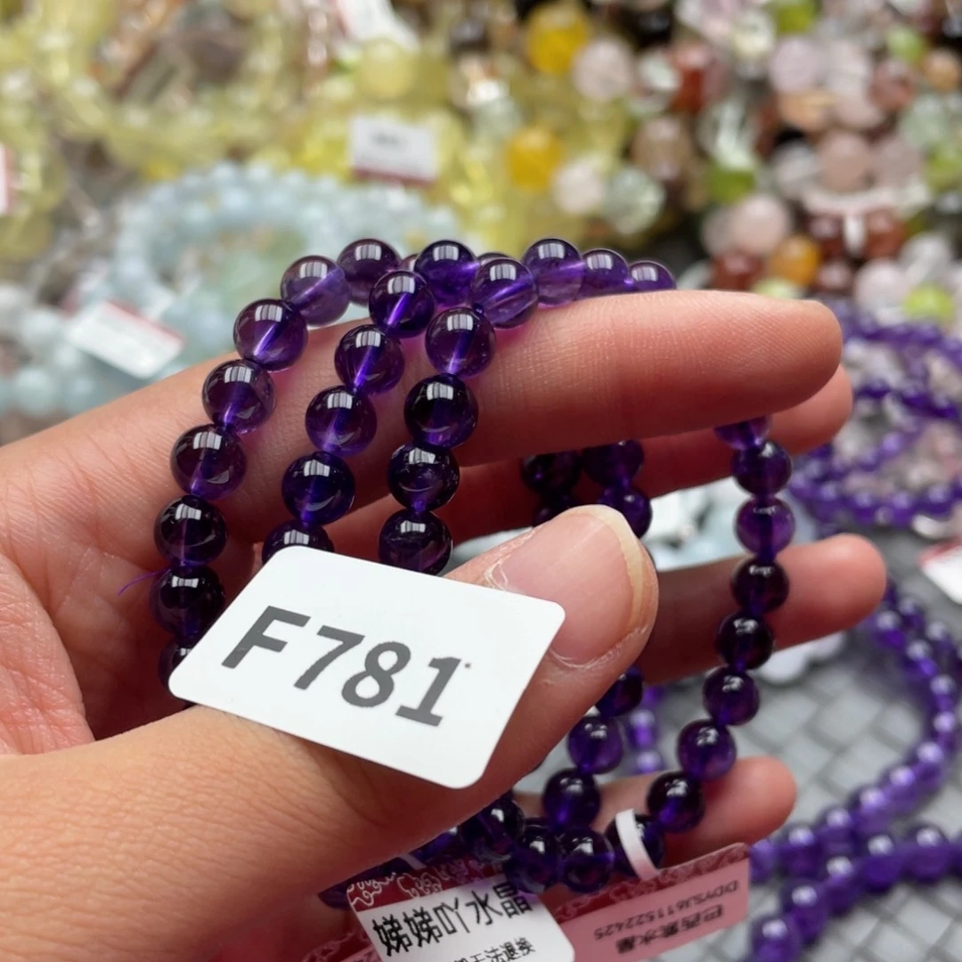 未镶嵌手串水晶多样性