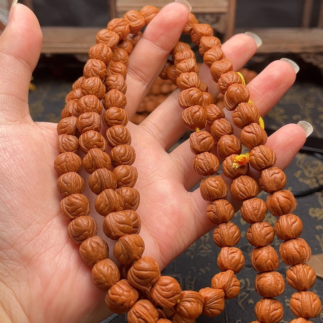 揽***月桃核吊坠玉龙薄挂