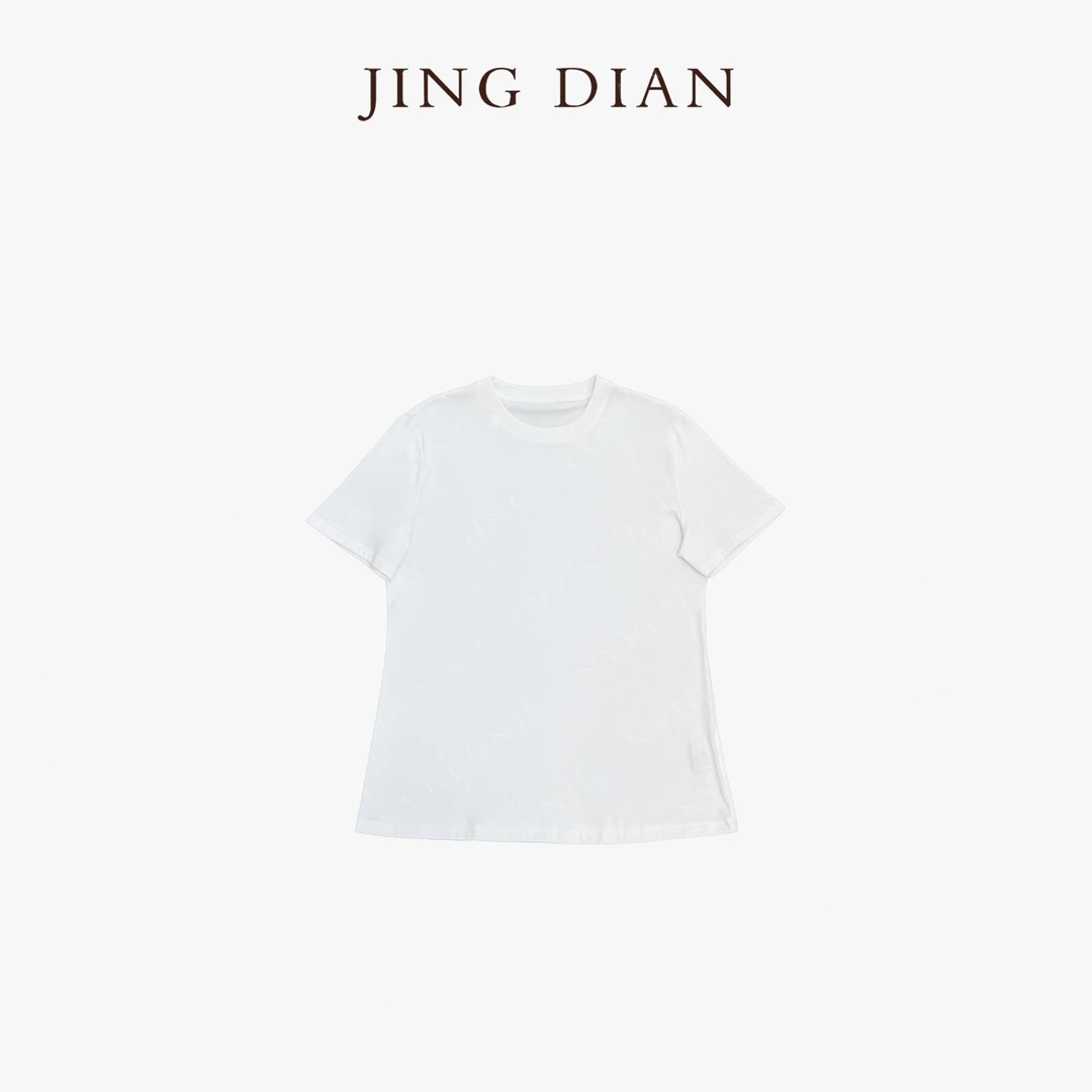 【JD】早春款白色净版T恤