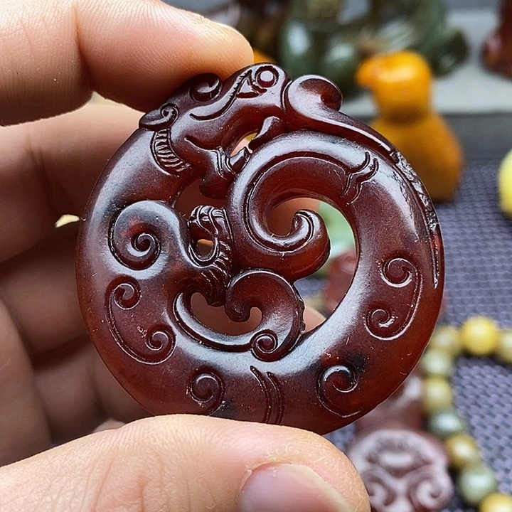 未镶嵌蛇纹石玉颈饰