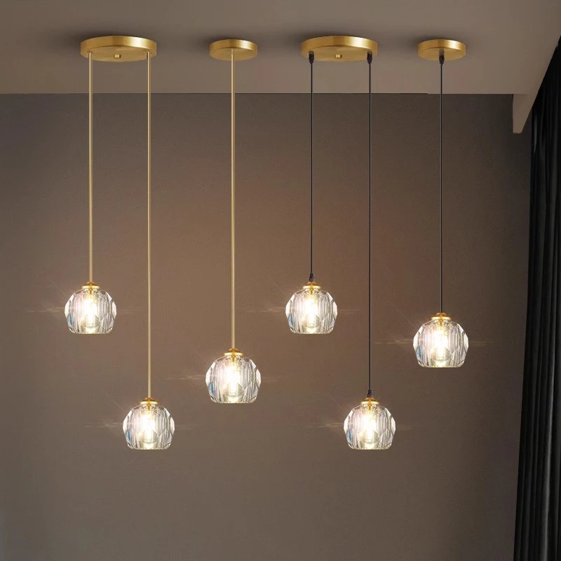 卧室床头小吊灯水晶轻奢网红现代简约走廊过道入户玄关阳台小吊灯