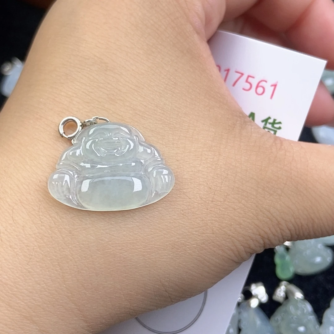 翡翠未镶嵌颈饰天然