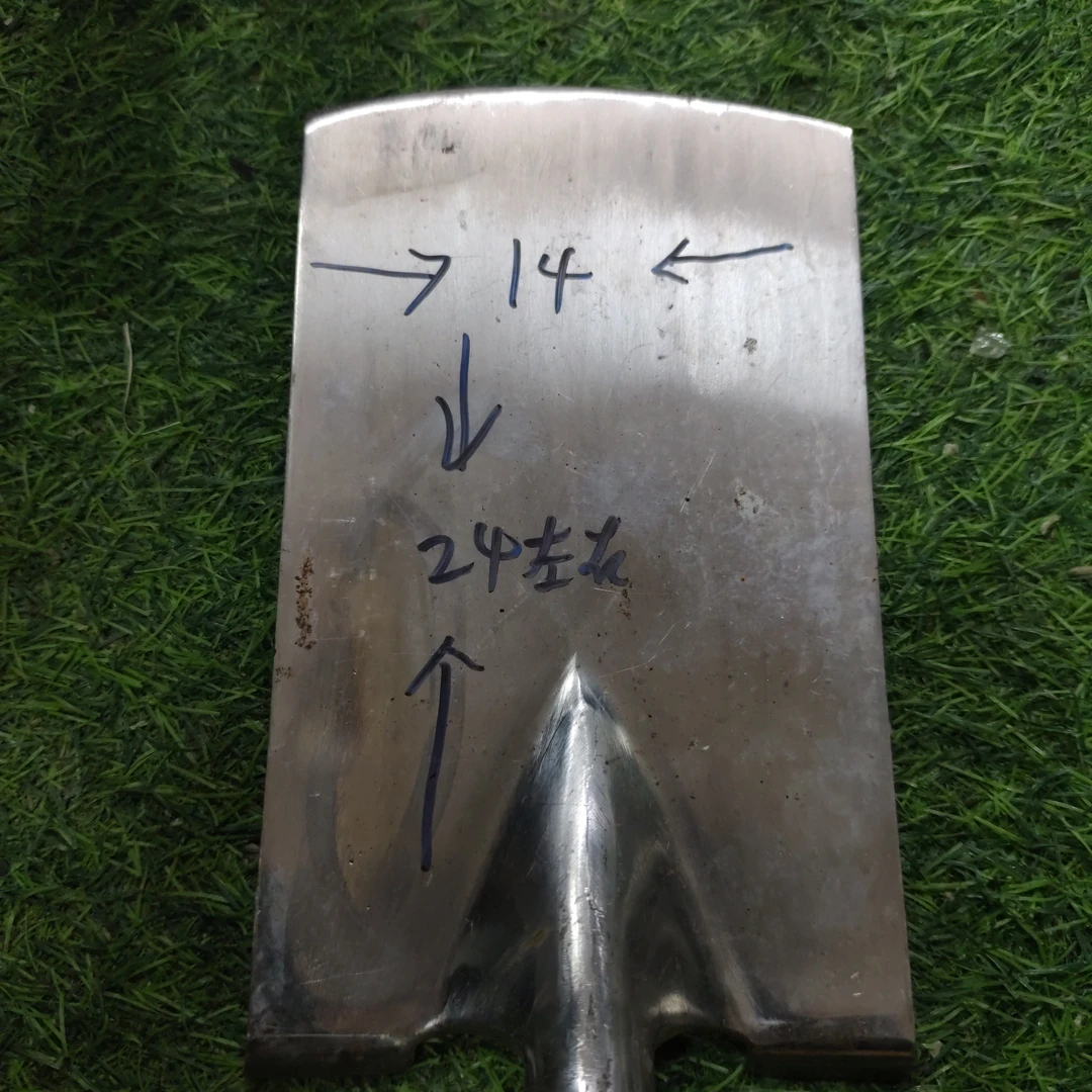 不锈钢直板挖树挖泥翻地松土钢锹