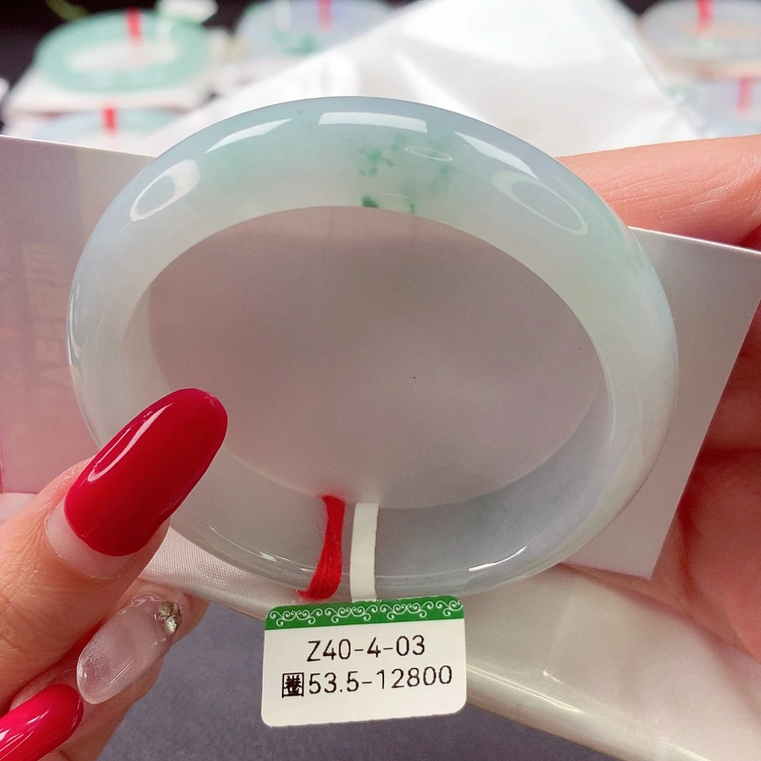 翡翠未镶嵌手镯缅甸天然a货翡翠手镯