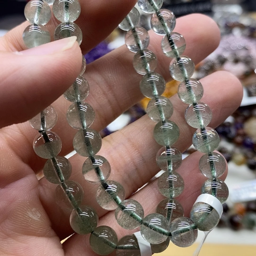 水晶手链未镶嵌多样性发货发一条