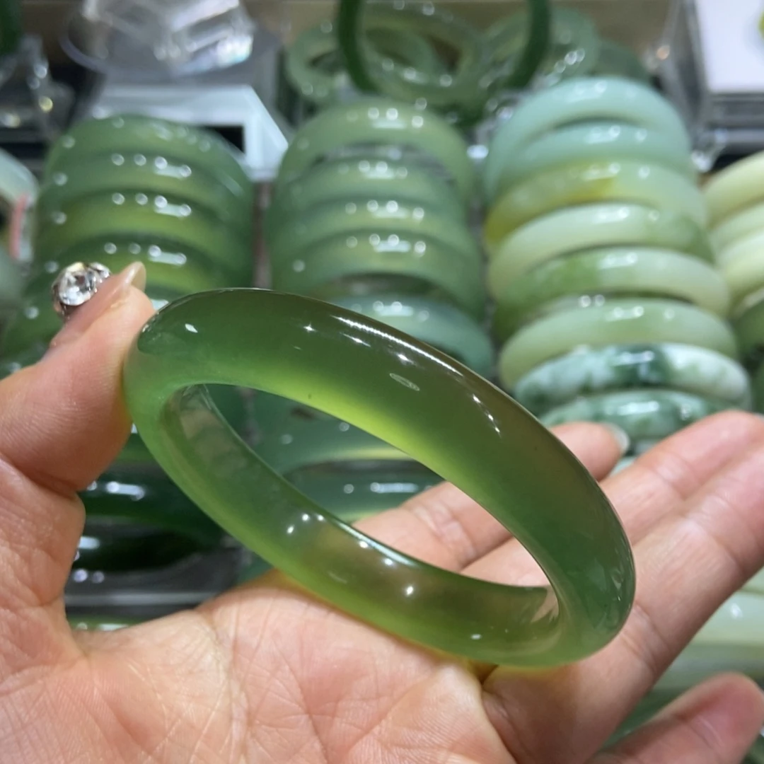 岫玉未镶嵌手镯60
