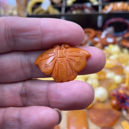 手链琥珀未镶嵌吊坠