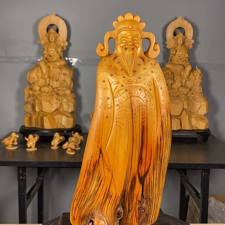 柏木（崖柏）崖柏根雕工艺摆件