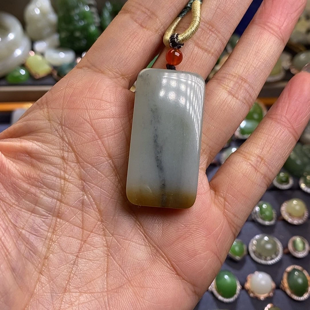 和田玉挂件未镶嵌