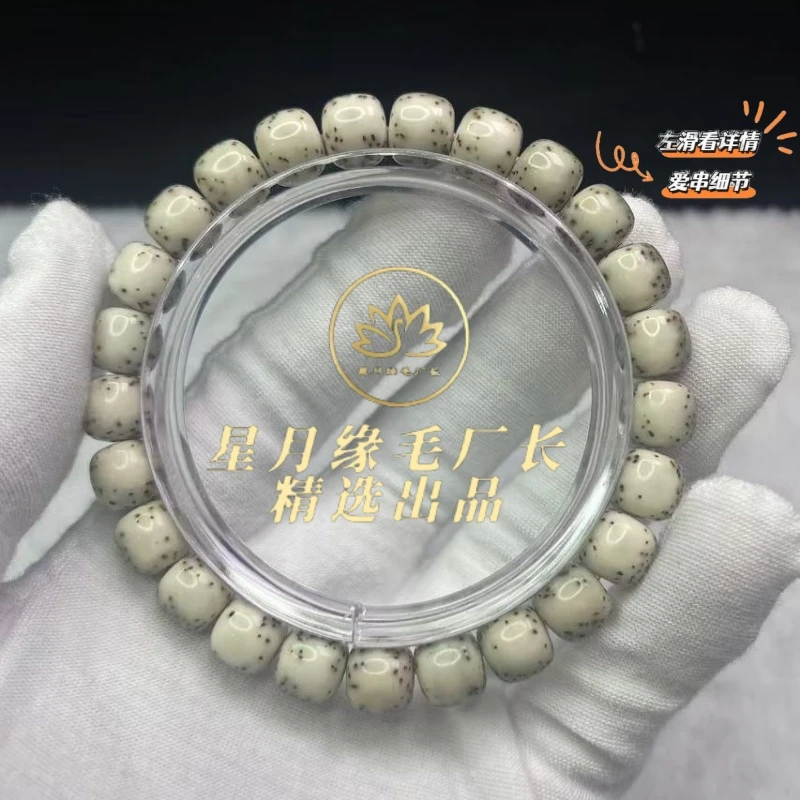 TL2原生态星月菩提手串灰背河豚9*8mm文玩好物【多样性发货】【二档】
