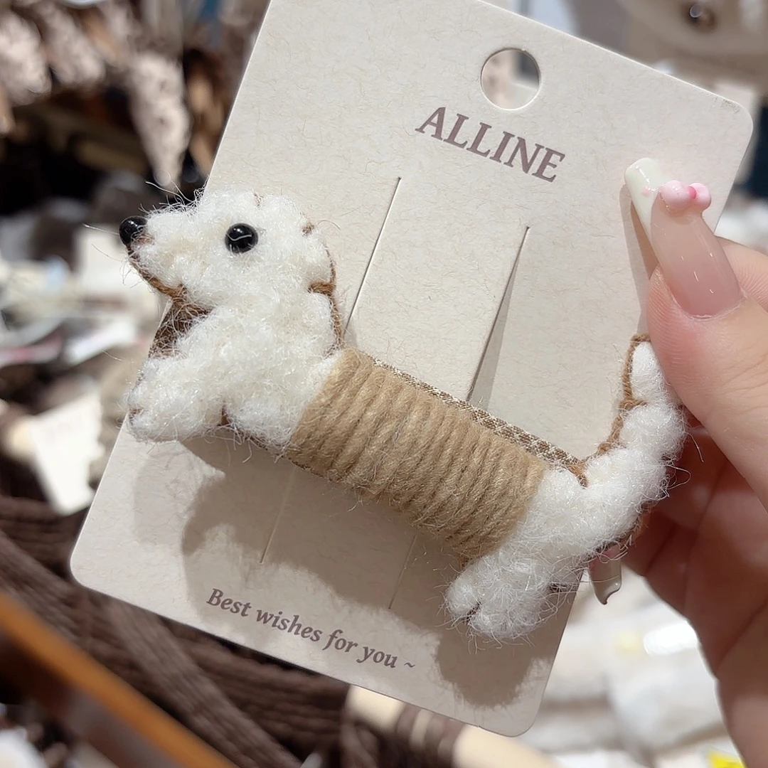 皮质铁合金发饰发夹