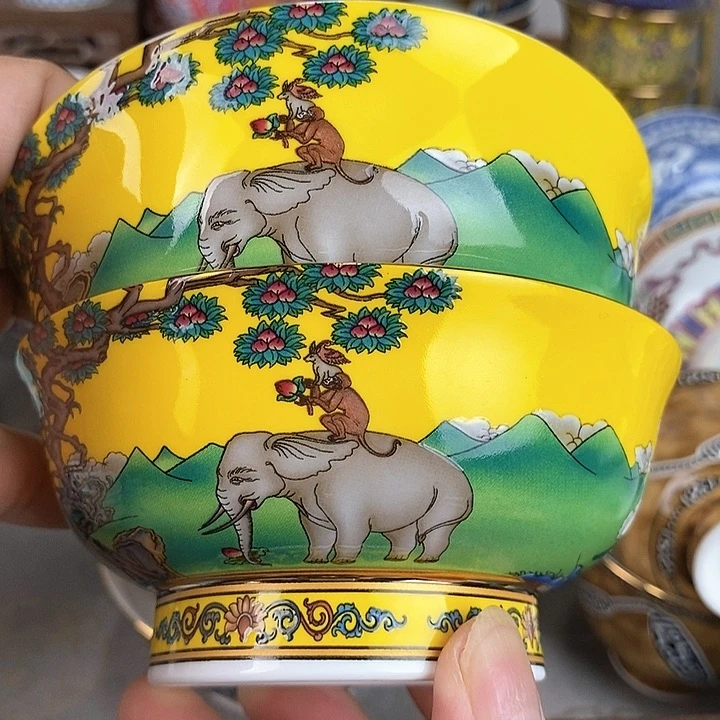 景德镇陶瓷藏式茶碗