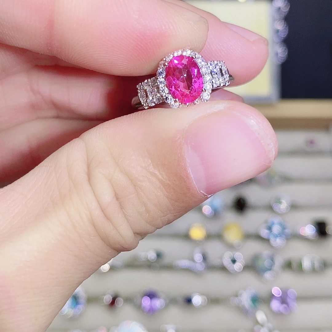 未镶嵌戒指托帕石