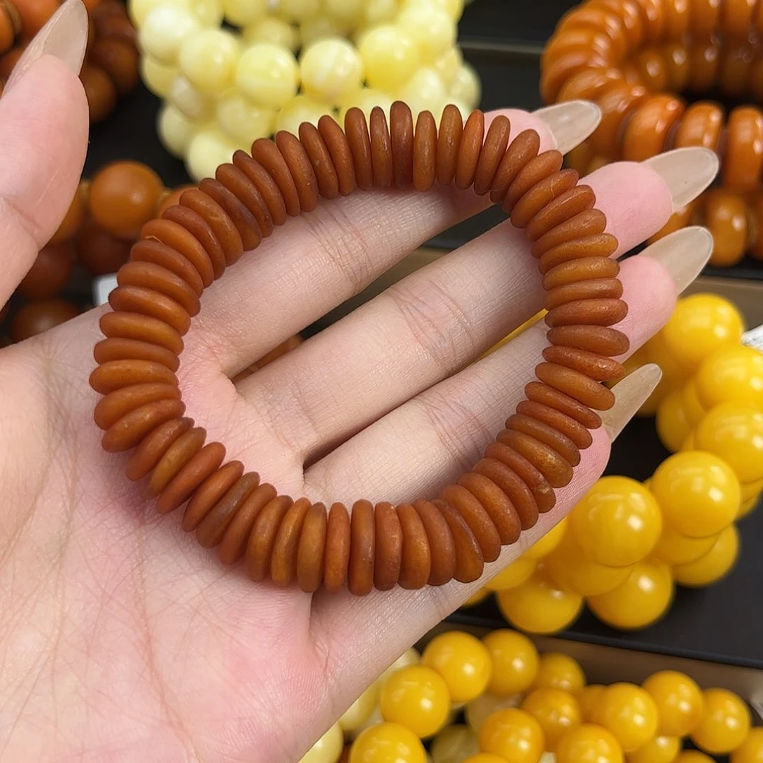 未镶嵌琥珀手串蜜蜡