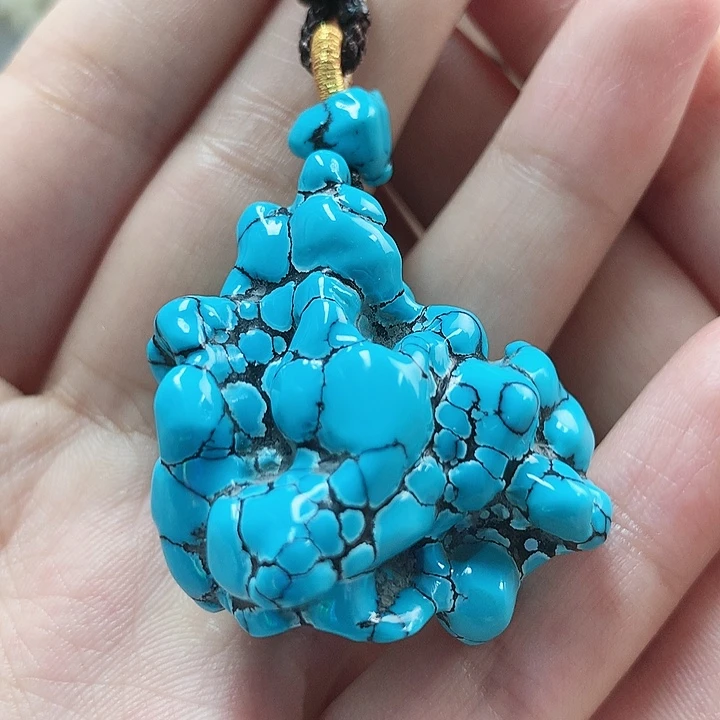 未镶嵌绿松石珠宝奇石