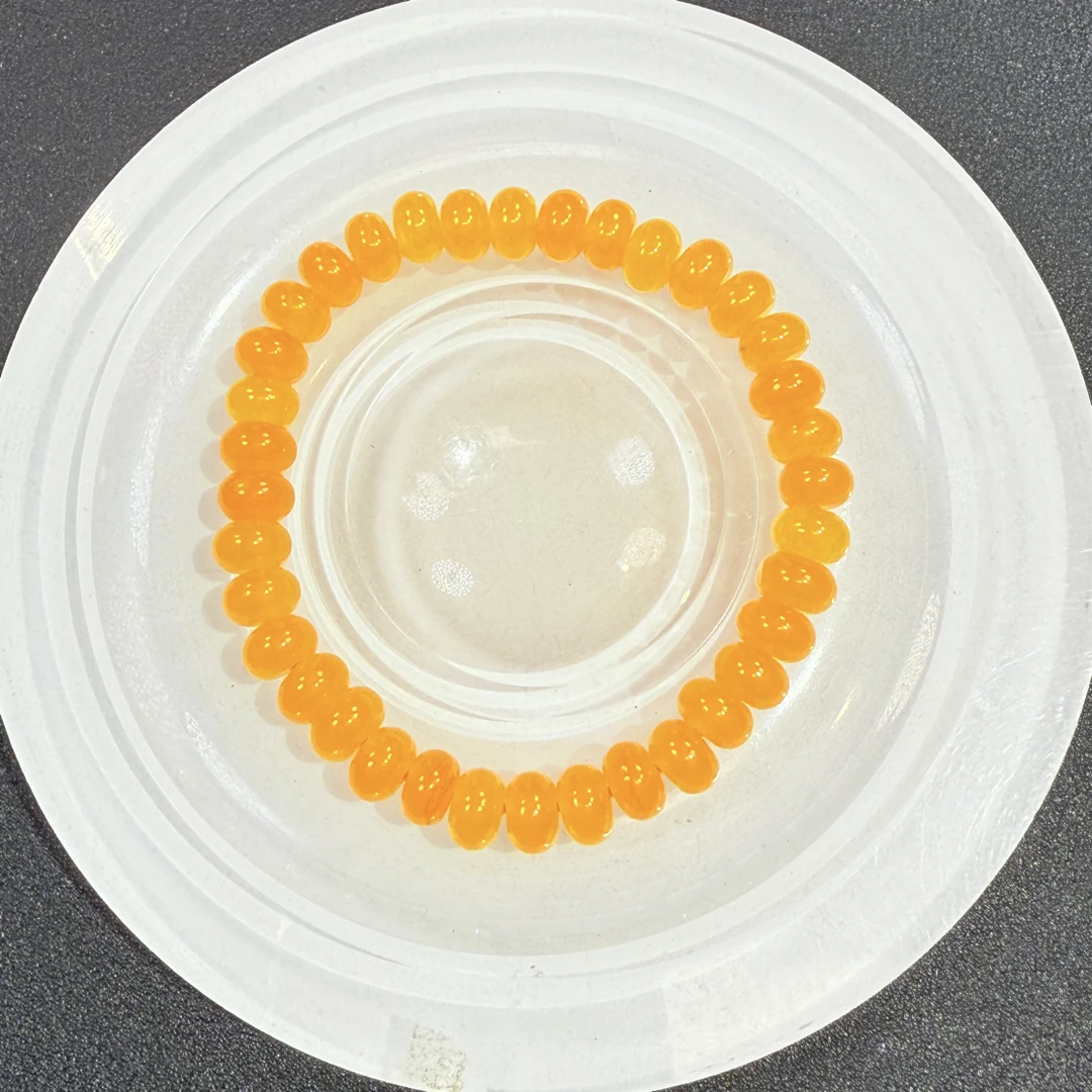 黄色8mm手串发一条I37