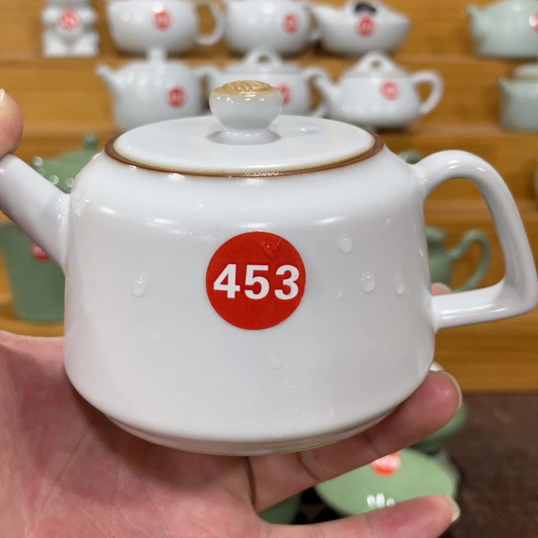 微瑕陶瓷茶壶茶杯家用