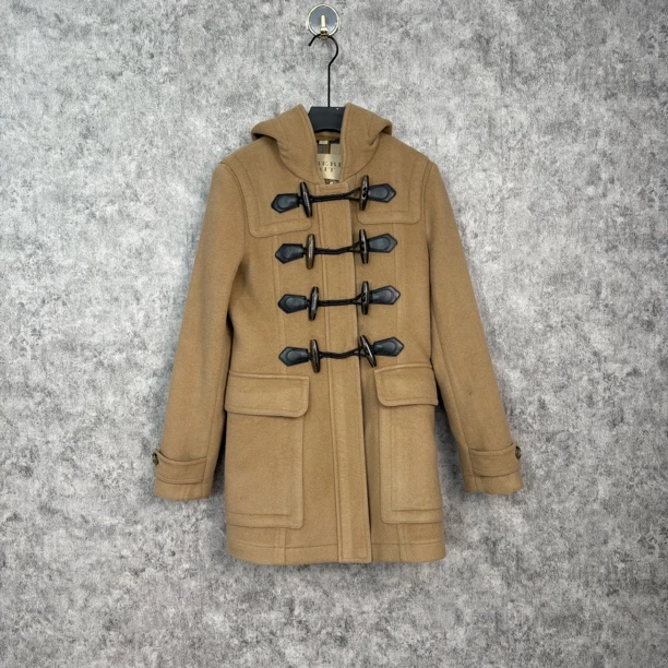 未使用 BURBERRY/博柏利 Burberry卡其色牛角扣大衣（微瑕）