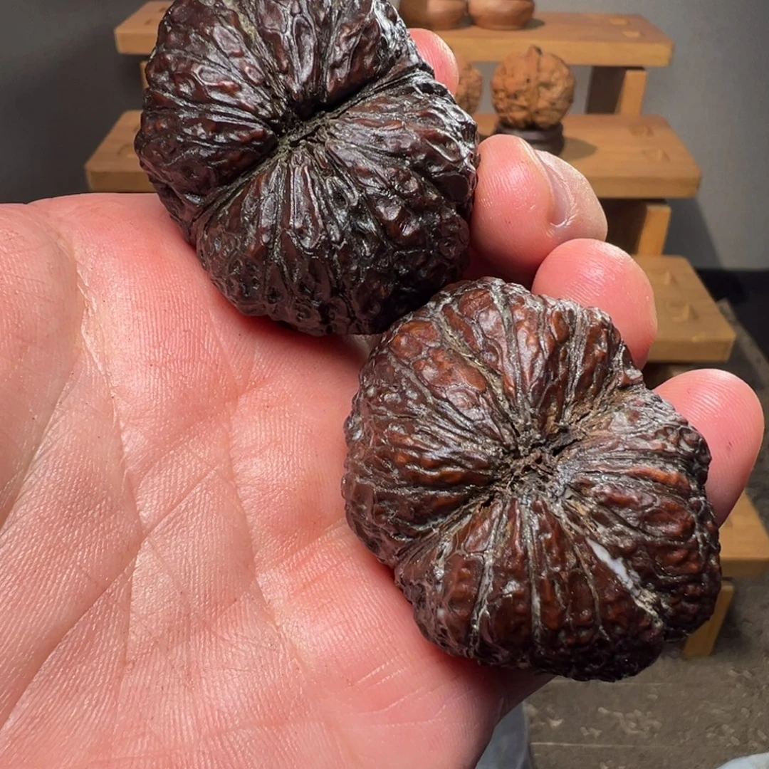 吊坠文玩核桃秦权44mm