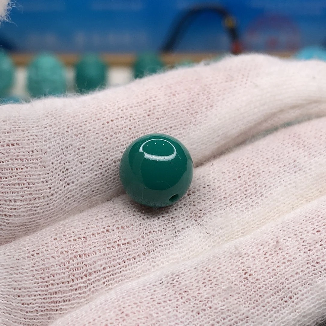 绿松石未镶嵌圆珠