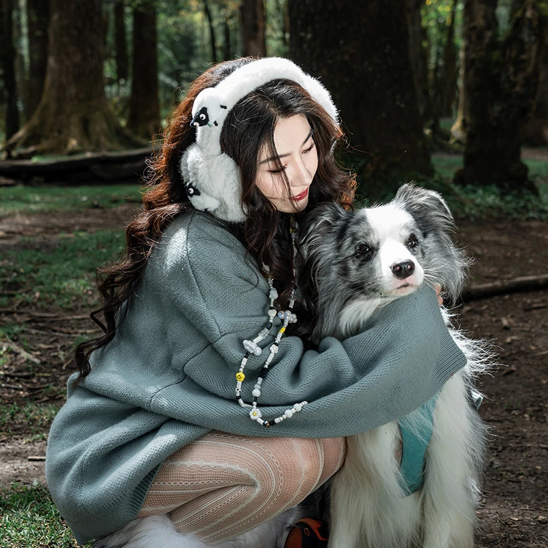 芽小七原创手羊咩咩耳罩春秋冬护耳防冻神器休闲时尚百搭情侣款