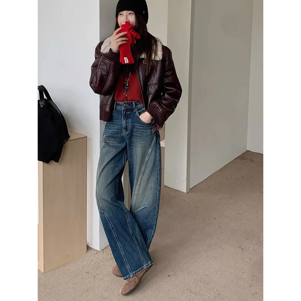 【加绒上新 剪标特价 66527 帅气弯刀裤】四面弹梨形神裤 遮胯显瘦