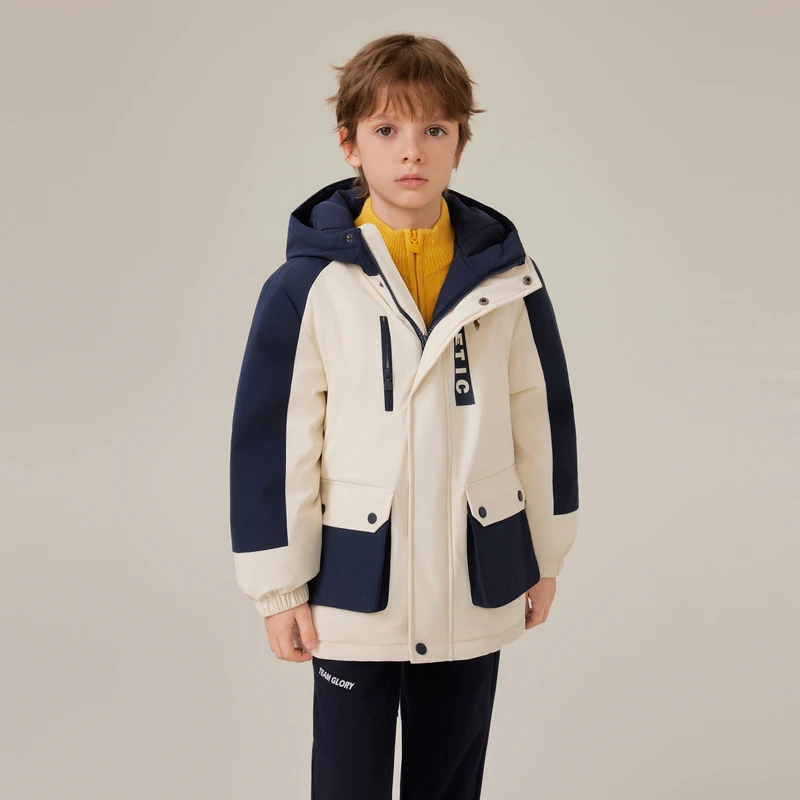 POLOWALK童装男童羽绒服2025新品男童羽绒服BFQW541K0121