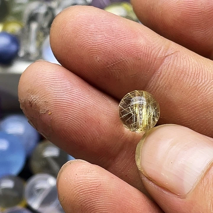 查罗石合金珠宝半成品萝*