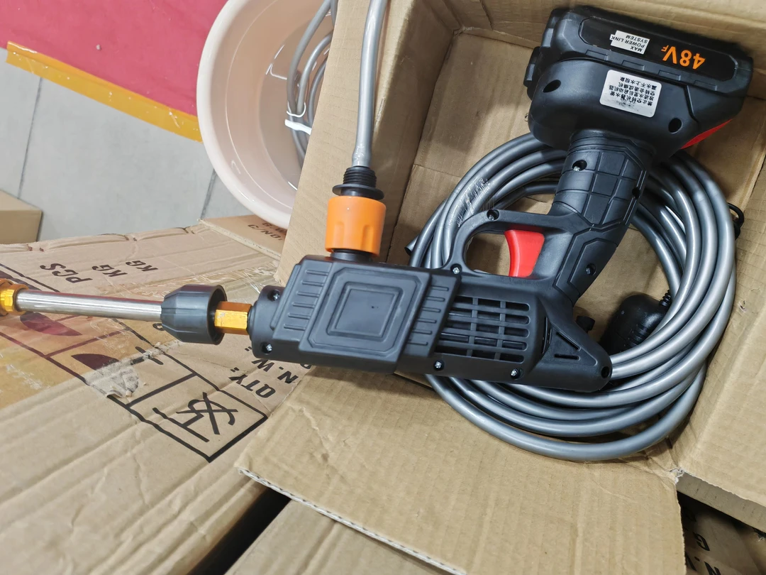 一电一充 洗车机家用大功率便携式电动充电清洗神器