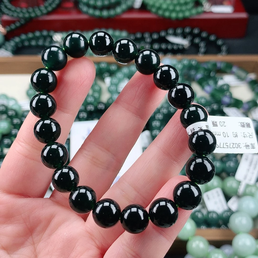 翡翠未镶嵌毛衣链