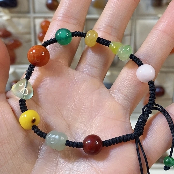 铁合金石英石手链项链手链
