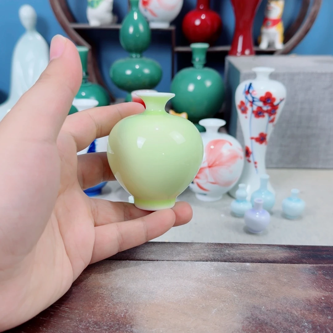陶瓷手工小花器摆件