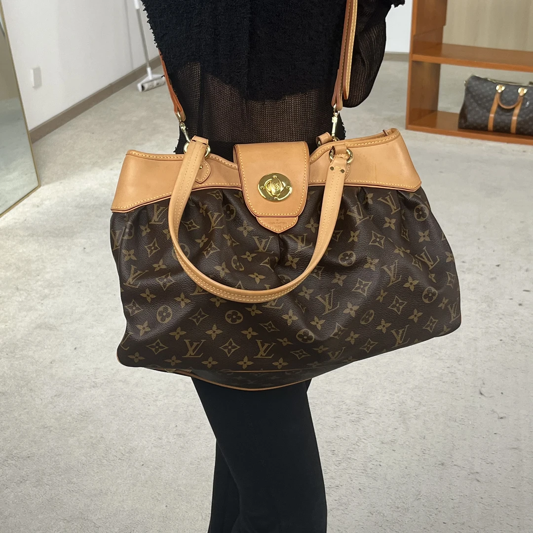 99新 LouisVuitton/路易威登 大迈/老花大金豆/98新/47697254